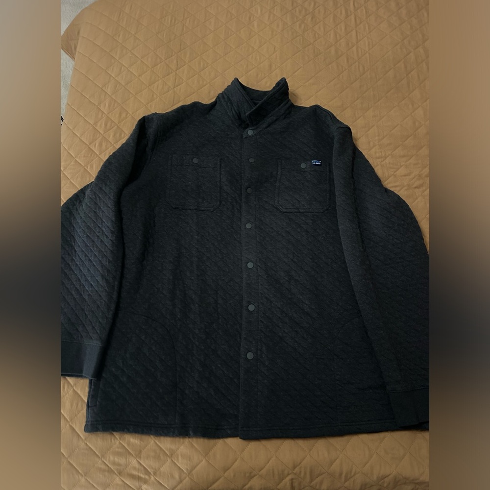 LL Bean quilted Shacket